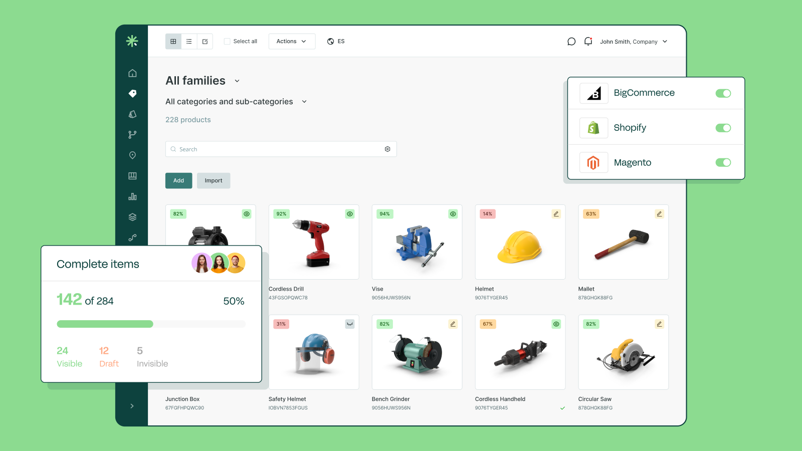 screenshot of Sales Layer